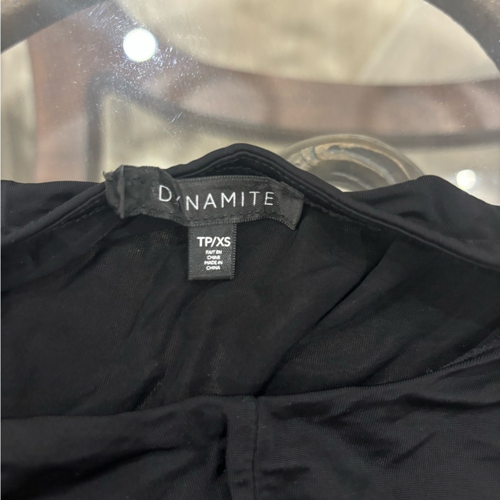 dynamite criss cross crop top XS